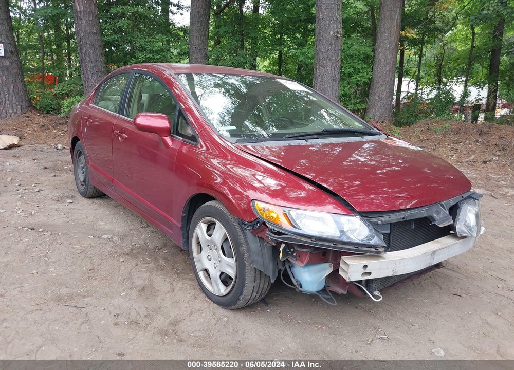 2007 HONDA CIVIC LX VIN: 1HGFA165X7L033646