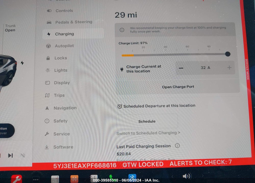 2023 TESLA MODEL 3 REAR-WHEEL DRIVE VIN: 5YJ3E1EAXPF668616