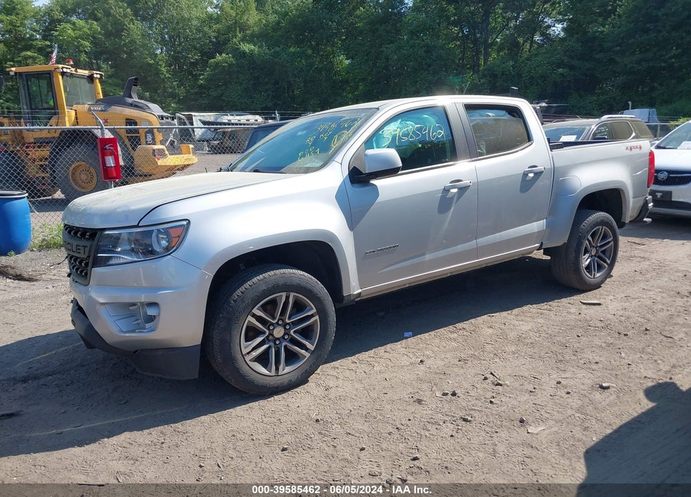 2019 CHEVROLET COLORADO WT VIN: 1GCGTBEN7K1350115