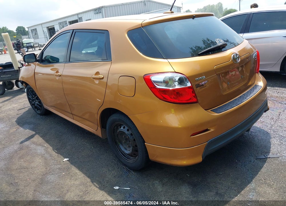 2009 TOYOTA MATRIX S VIN: 2T1KE40E59C012404