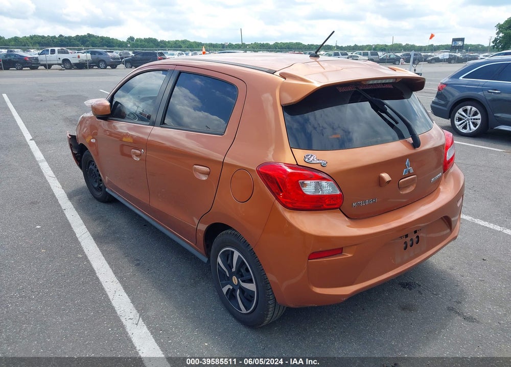 2018 MITSUBISHI MIRAGE ES VIN: ML32A3HJ9JH004171