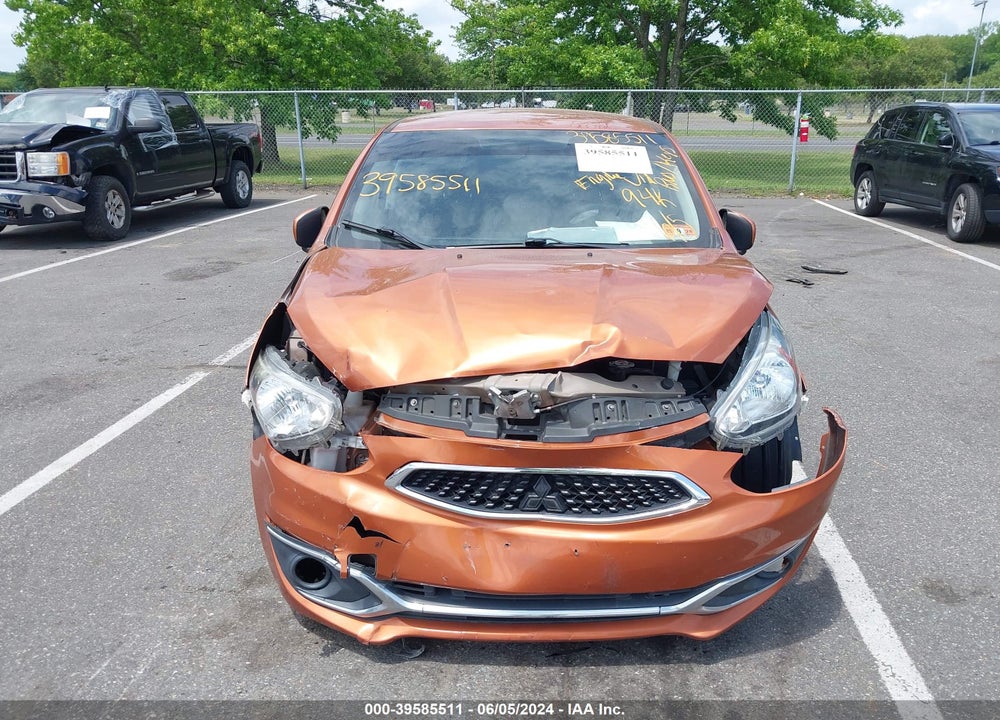 2018 MITSUBISHI MIRAGE ES VIN: ML32A3HJ9JH004171