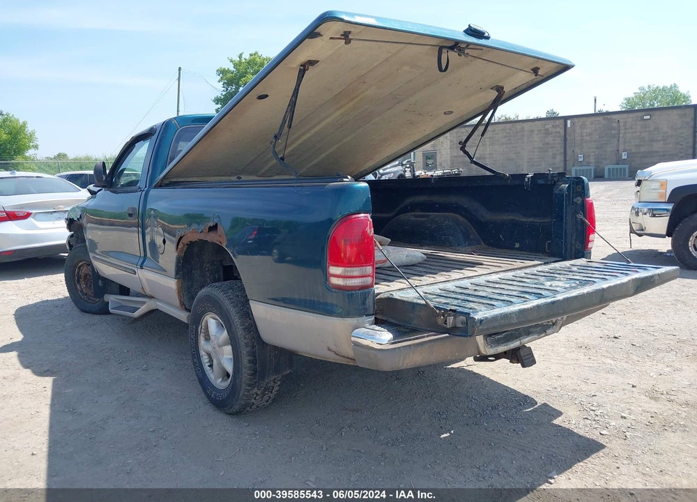 1998 DODGE DAKOTA SLT/SPORT VIN: 1B7GG26Y3WS729738