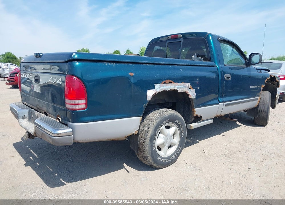 1998 DODGE DAKOTA SLT/SPORT VIN: 1B7GG26Y3WS729738