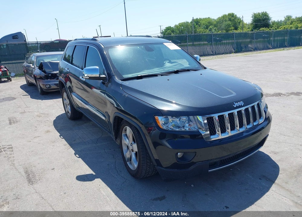 2012 JEEP GRAND CHEROKEE OVERLAND VIN: 1C4RJFCT2CC328892
