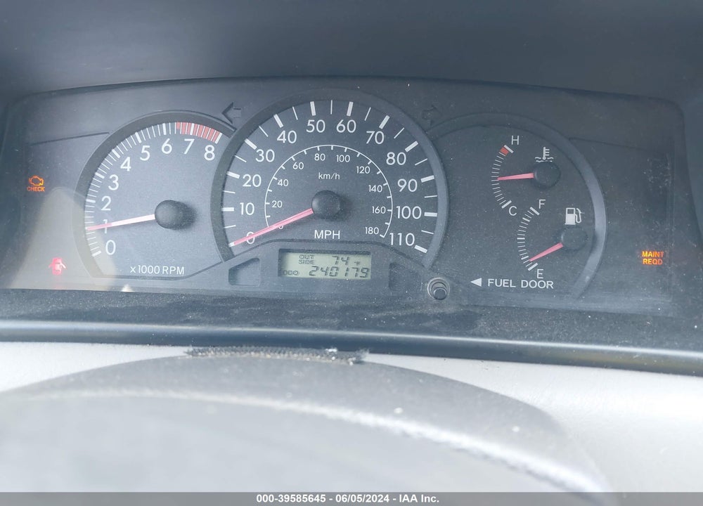 2006 TOYOTA COROLLA CE VIN: JTDBR32E160087022