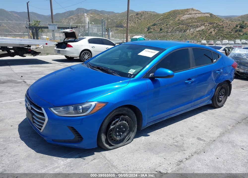 2017 HYUNDAI ELANTRA SE VIN: KMHD74LF9HU112428