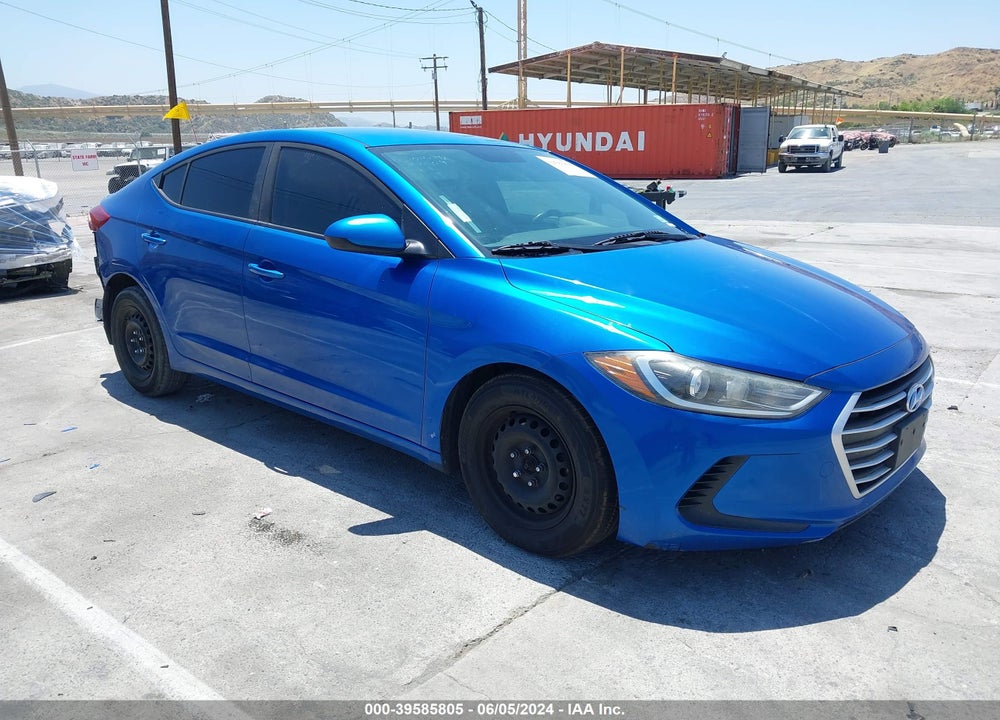 2017 HYUNDAI ELANTRA SE VIN: KMHD74LF9HU112428