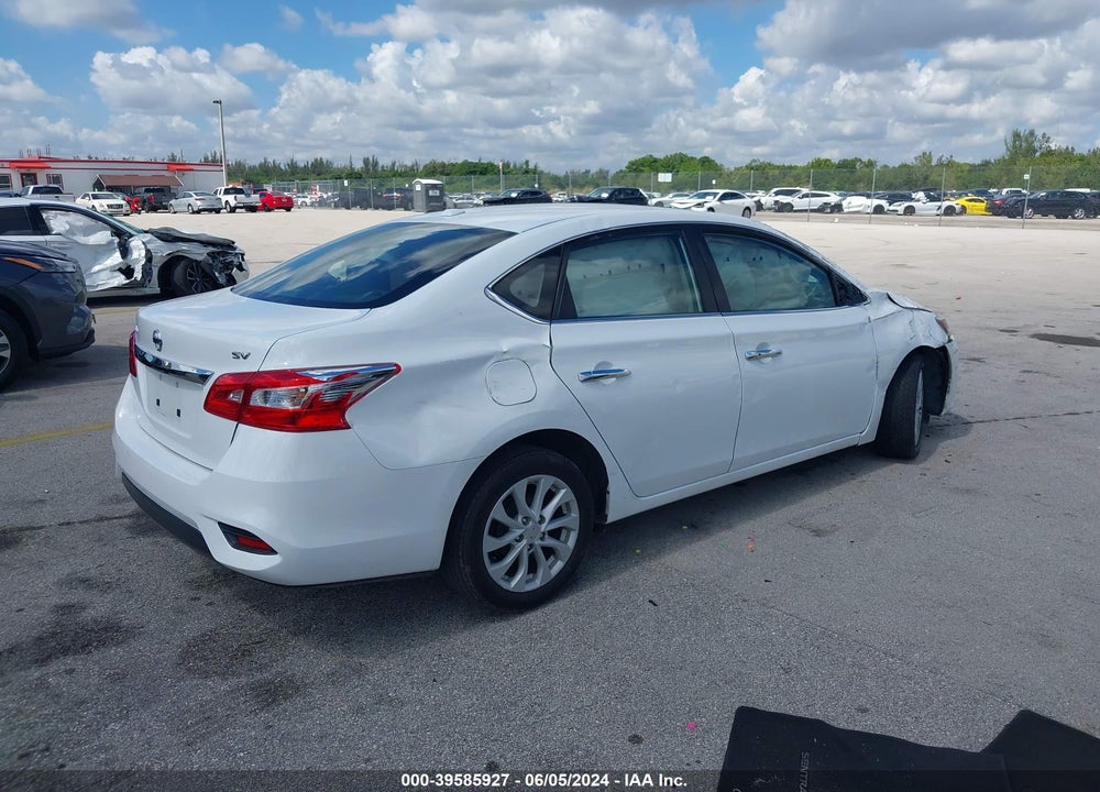 2019 NISSAN SENTRA SV VIN: 3N1AB7AP4KY368034