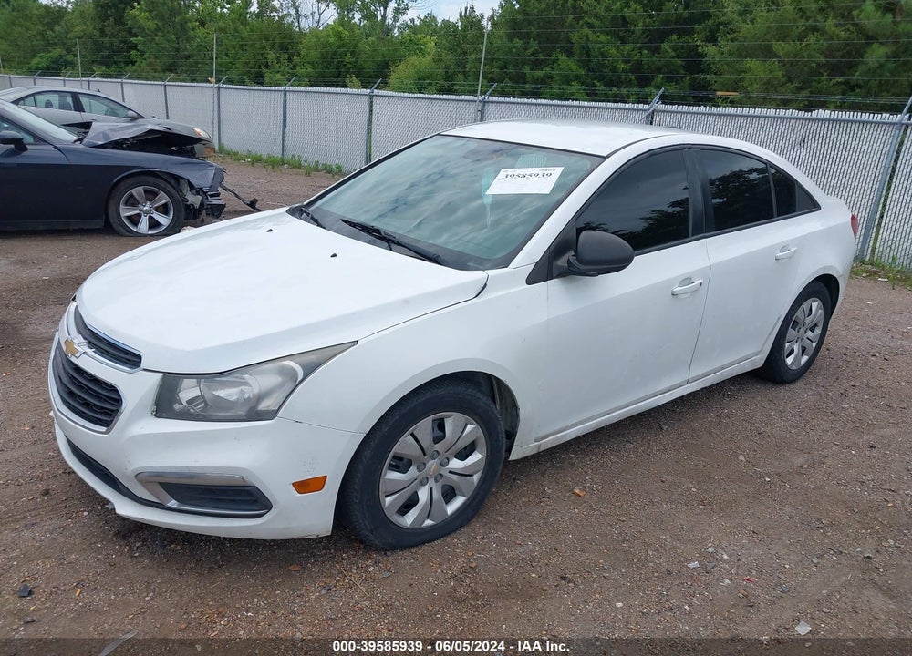 2015 CHEVROLET CRUZE LS AUTO VIN: 1G1PA5SH2F7139082
