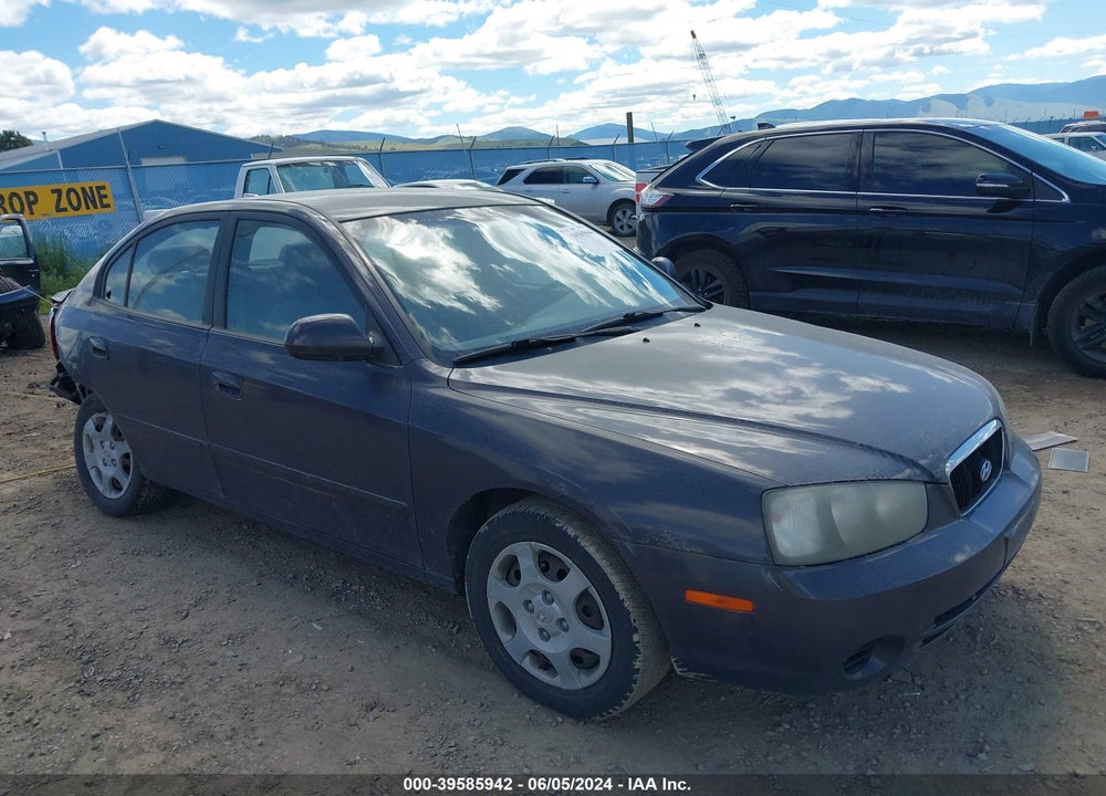 2001 HYUNDAI ELANTRA GLS VIN: KMHDN45D41U249297