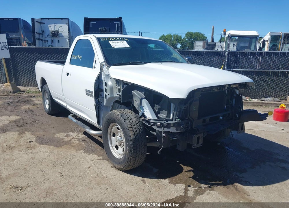 2018 RAM 1500 TRADESMAN REGULAR CAB 4X2 8' BOX VIN: 3C6JR6DGXJG167104