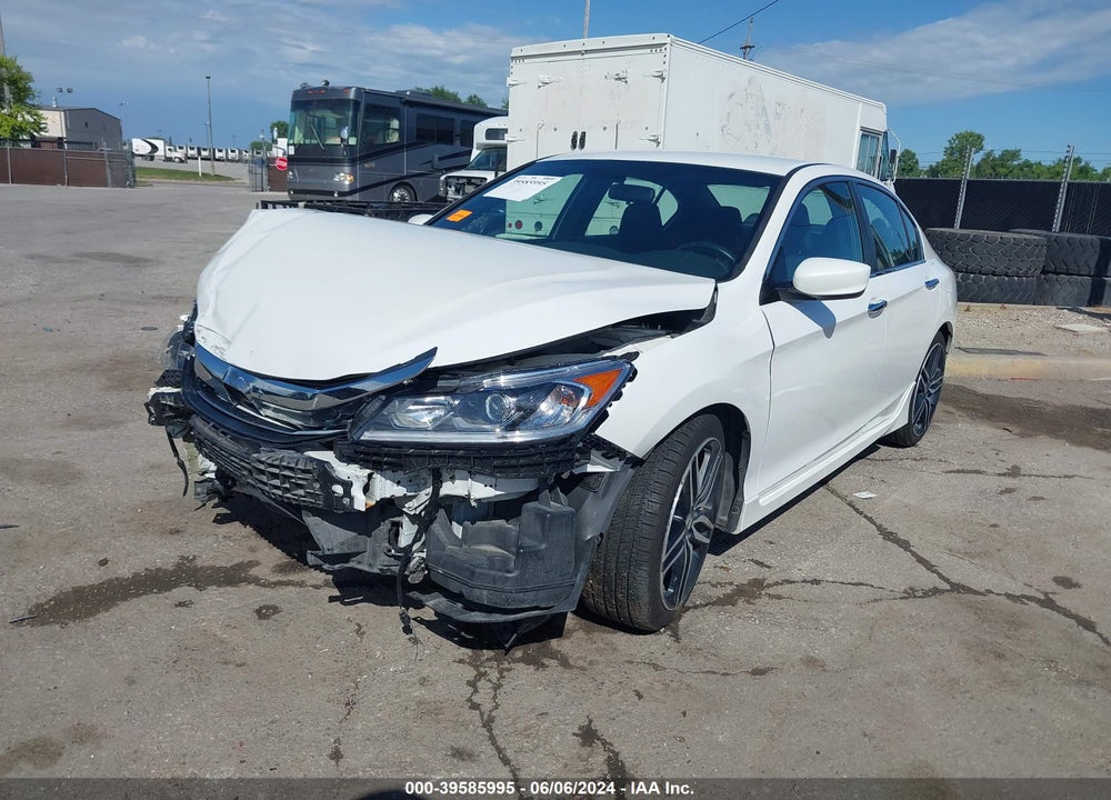 2017 HONDA ACCORD SPORT VIN: 1HGCR2F5XHA289140