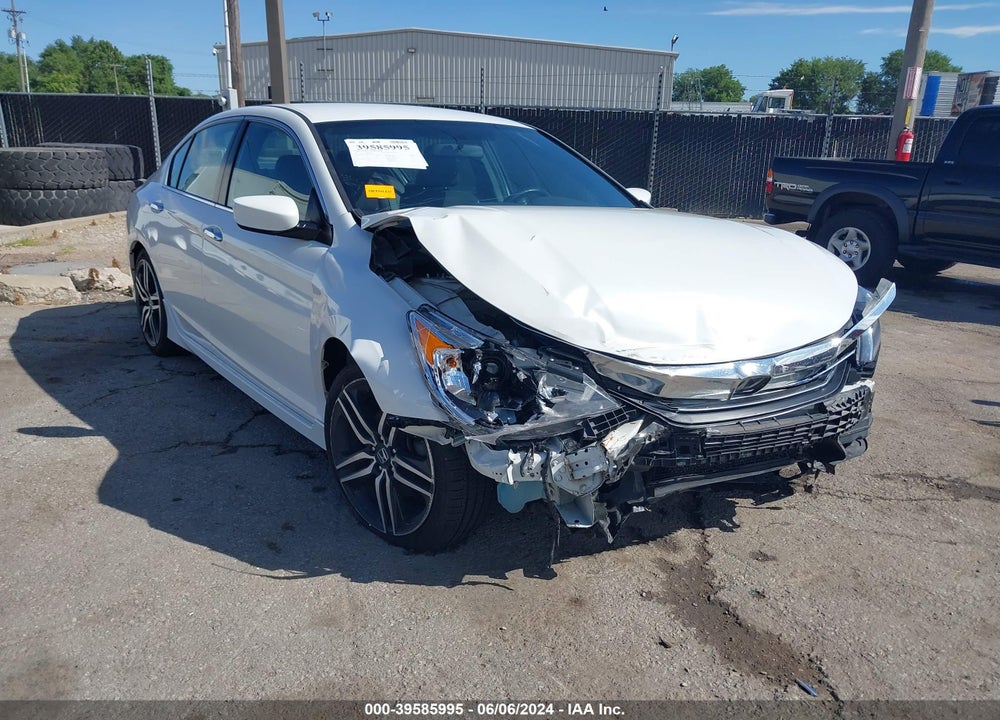 2017 HONDA ACCORD SPORT VIN: 1HGCR2F5XHA289140