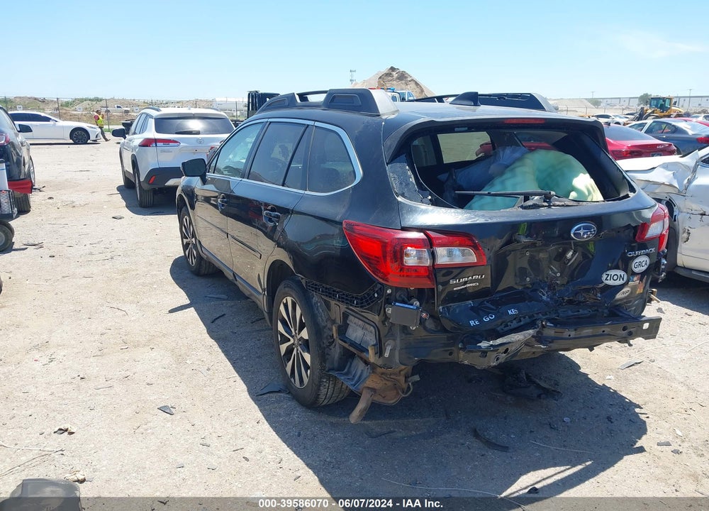 2016 SUBARU OUTBACK 2.5I LIMITED VIN: 4S4BSBNC0G3295199