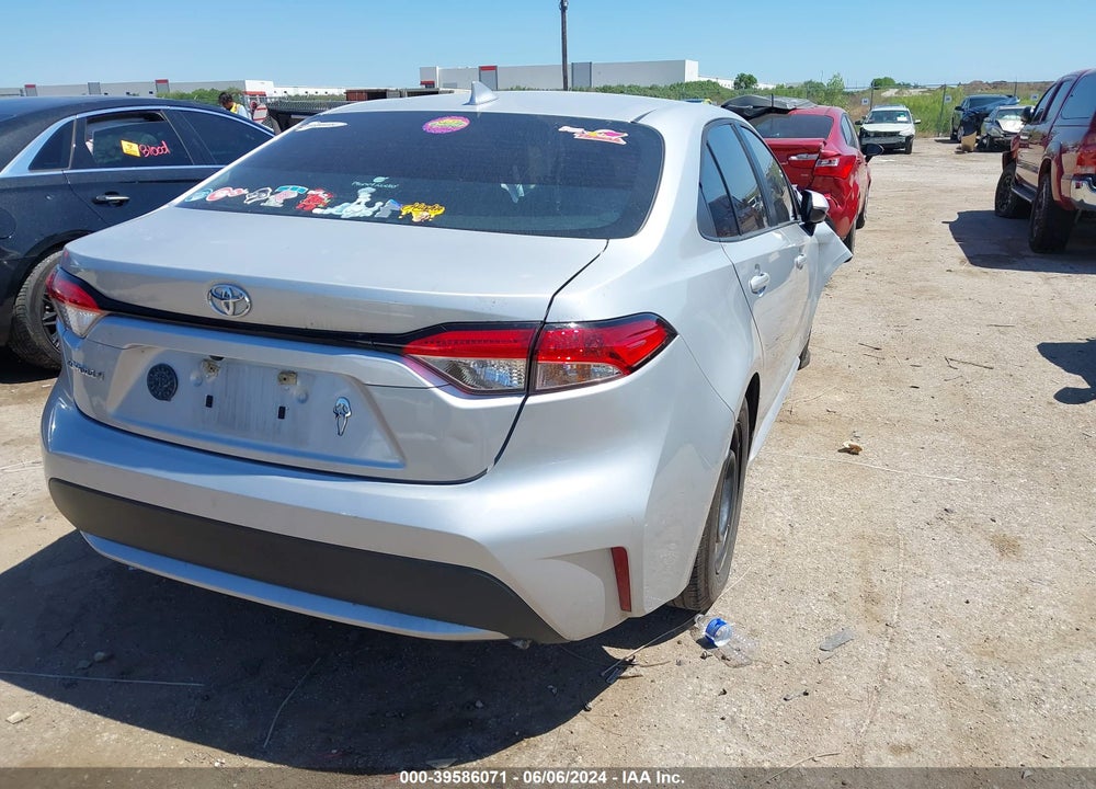 2022 TOYOTA COROLLA LE VIN: 5YFEPMAE5NP316509
