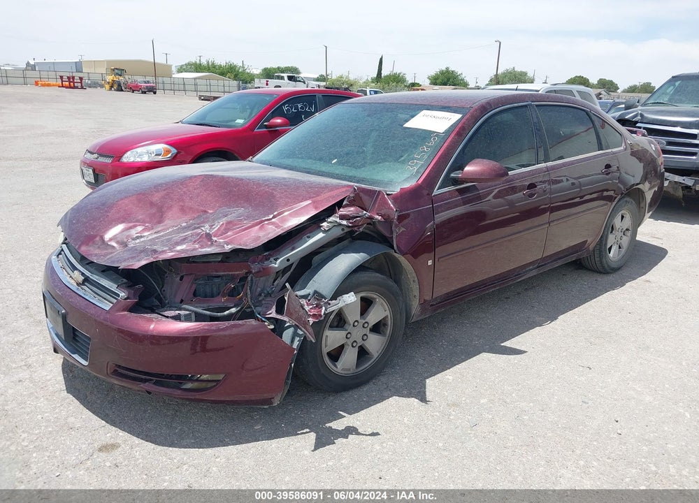 2007 CHEVROLET IMPALA LT VIN: 2G1WT58K579178547