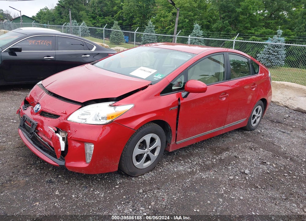2012 TOYOTA PRIUS FOUR VIN: JTDKN3DU7C5453810