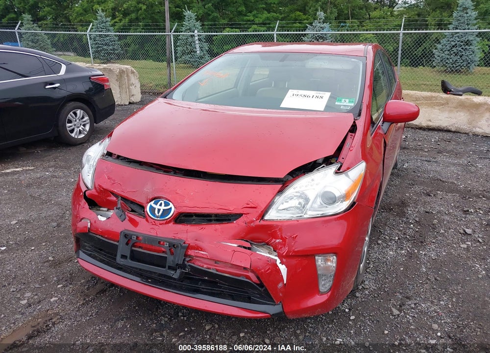 2012 TOYOTA PRIUS FOUR VIN: JTDKN3DU7C5453810
