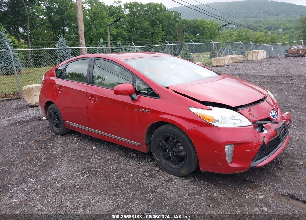 2012 TOYOTA PRIUS FOUR VIN: JTDKN3DU7C5453810