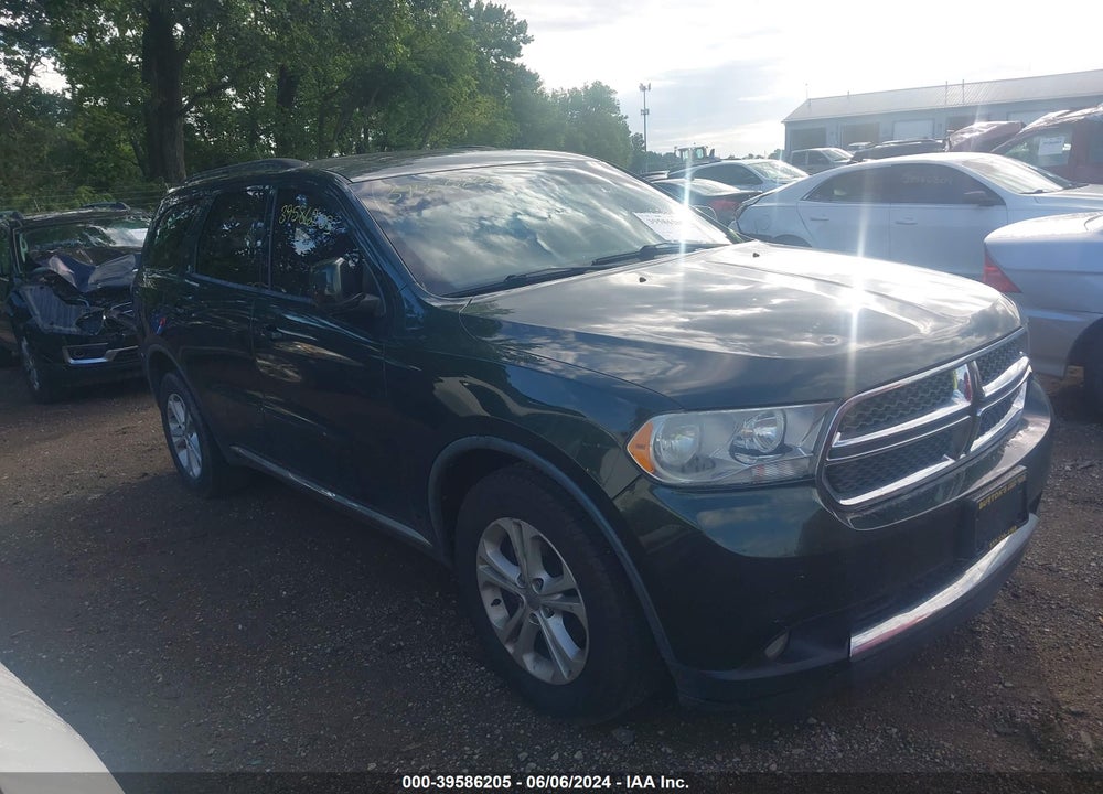 2011 DODGE DURANGO CREW VIN: 1D4RE4GG9BC599651
