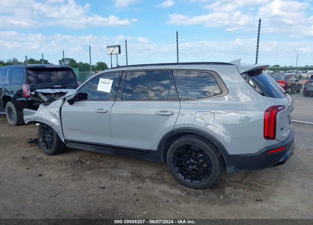 2022 KIA TELLURIDE VIN: 5XYP5DHC7NG237124