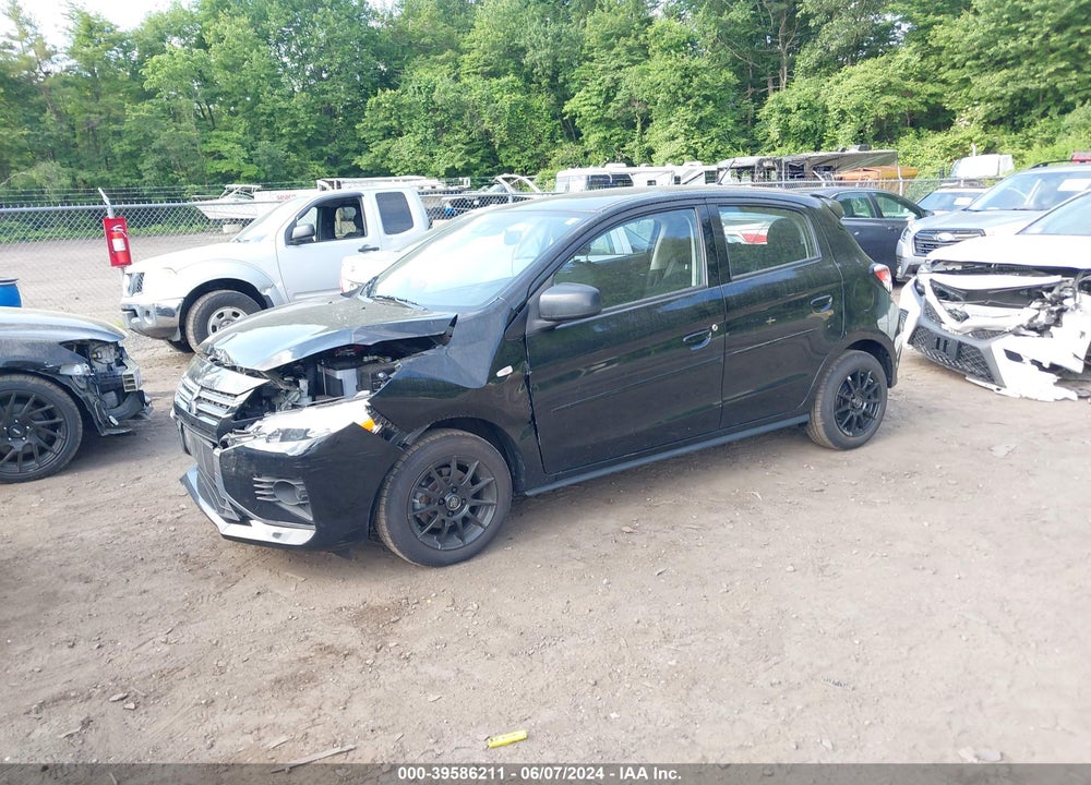 2022 MITSUBISHI MIRAGE ES VIN: ML32AUHJ0NH008721
