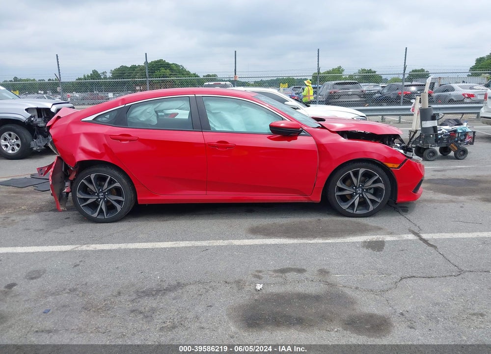 2019 HONDA CIVIC SPORT VIN: 2HGFC2F81KH556490