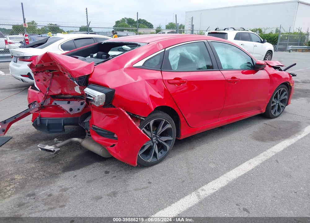 2019 HONDA CIVIC SPORT VIN: 2HGFC2F81KH556490