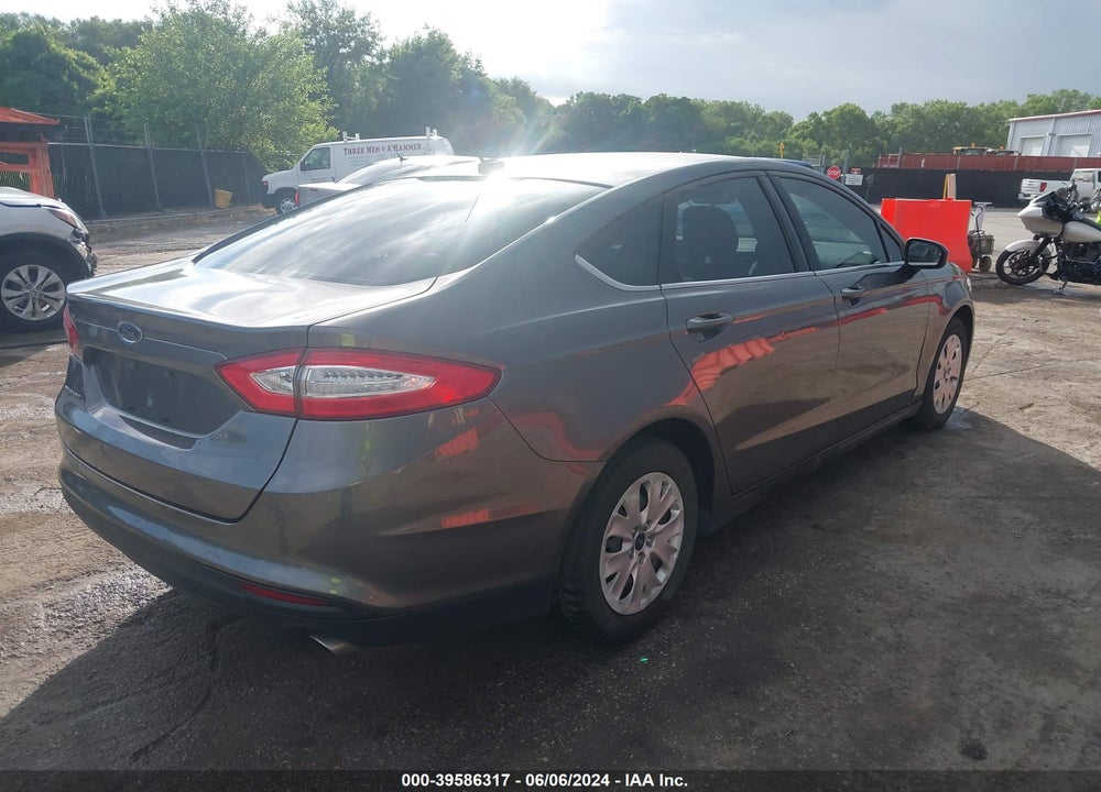 2013 FORD FUSION S VIN: 3FA6P0G74DR286505
