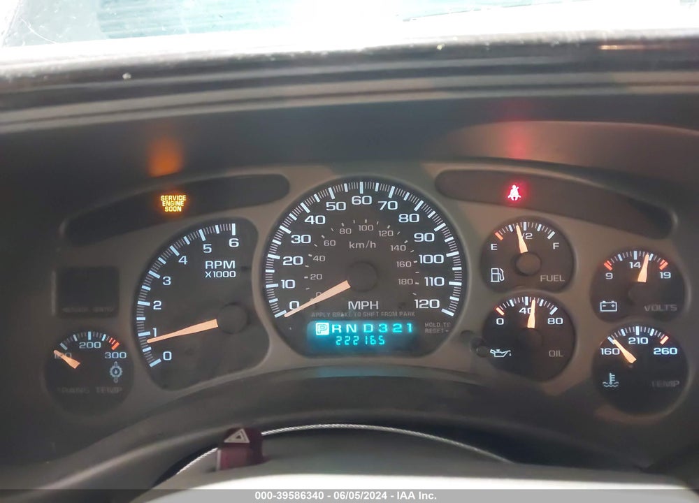 2002 GMC SIERRA 1500 DENALI VIN: 2GTFK69U721361343
