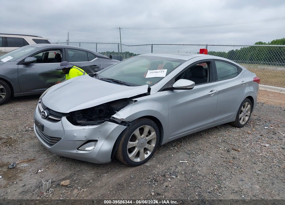 2012 HYUNDAI ELANTRA LIMITED VIN: 5NPDH4AE5CH102171