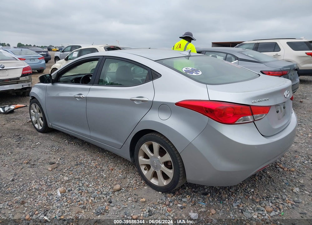 2012 HYUNDAI ELANTRA LIMITED VIN: 5NPDH4AE5CH102171