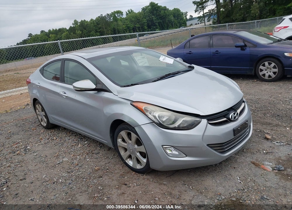 2012 HYUNDAI ELANTRA LIMITED VIN: 5NPDH4AE5CH102171