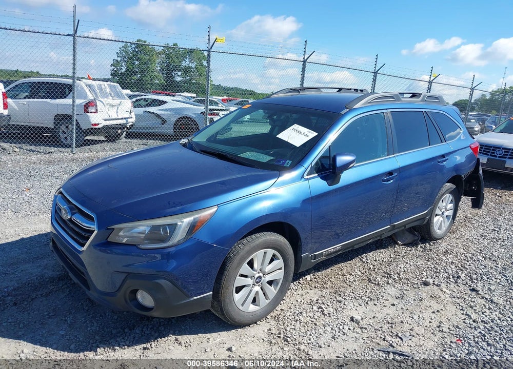 2019 SUBARU OUTBACK 2.5I PREMIUM VIN: 4S4BSAFC6K3324223