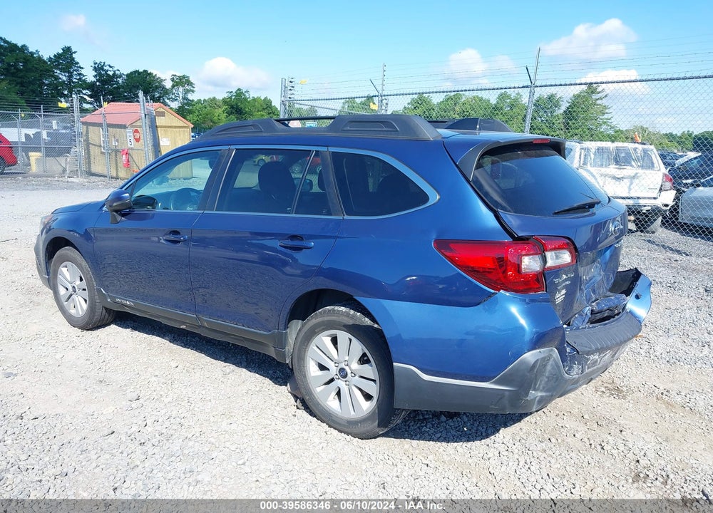 2019 SUBARU OUTBACK 2.5I PREMIUM VIN: 4S4BSAFC6K3324223
