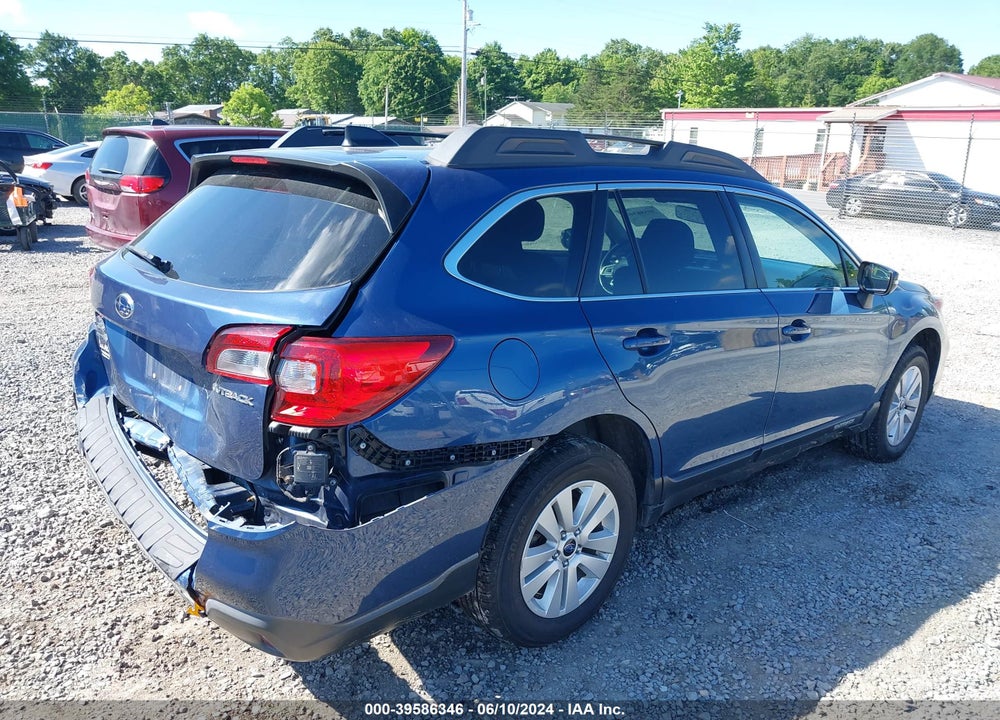 2019 SUBARU OUTBACK 2.5I PREMIUM VIN: 4S4BSAFC6K3324223