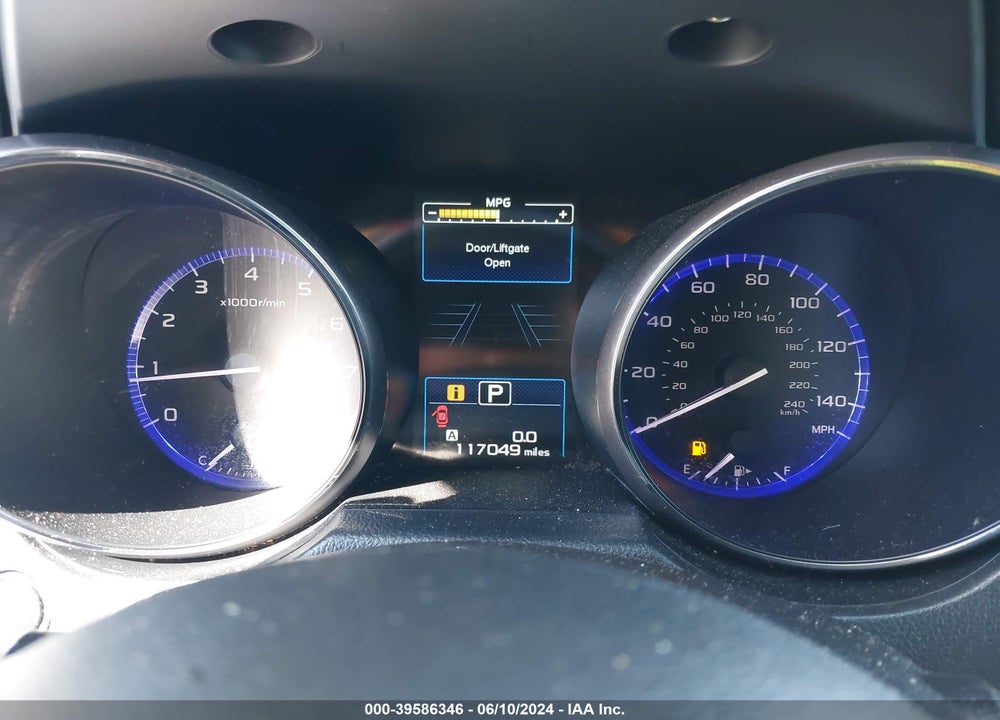 2019 SUBARU OUTBACK 2.5I PREMIUM VIN: 4S4BSAFC6K3324223