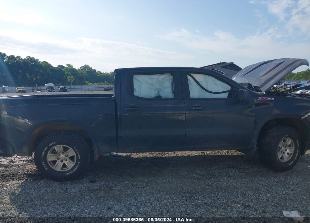 2022 CHEVROLET SILVERADO 1500 4WD SHORT BED RST VIN: 1GCUDEED0NZ619716