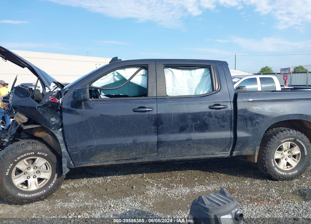 2022 CHEVROLET SILVERADO 1500 4WD SHORT BED RST VIN: 1GCUDEED0NZ619716