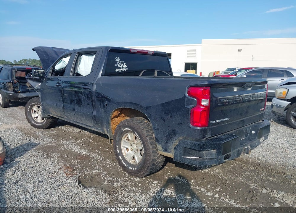 2022 CHEVROLET SILVERADO 1500 4WD SHORT BED RST VIN: 1GCUDEED0NZ619716