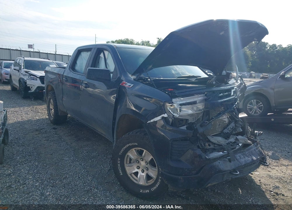 2022 CHEVROLET SILVERADO 1500 4WD SHORT BED RST VIN: 1GCUDEED0NZ619716