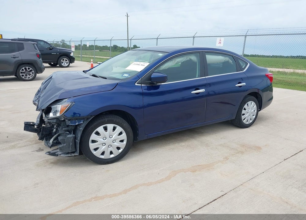2019 NISSAN SENTRA S VIN: 3N1AB7AP7KY316140