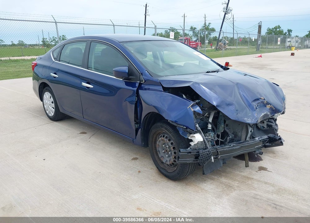 2019 NISSAN SENTRA S VIN: 3N1AB7AP7KY316140
