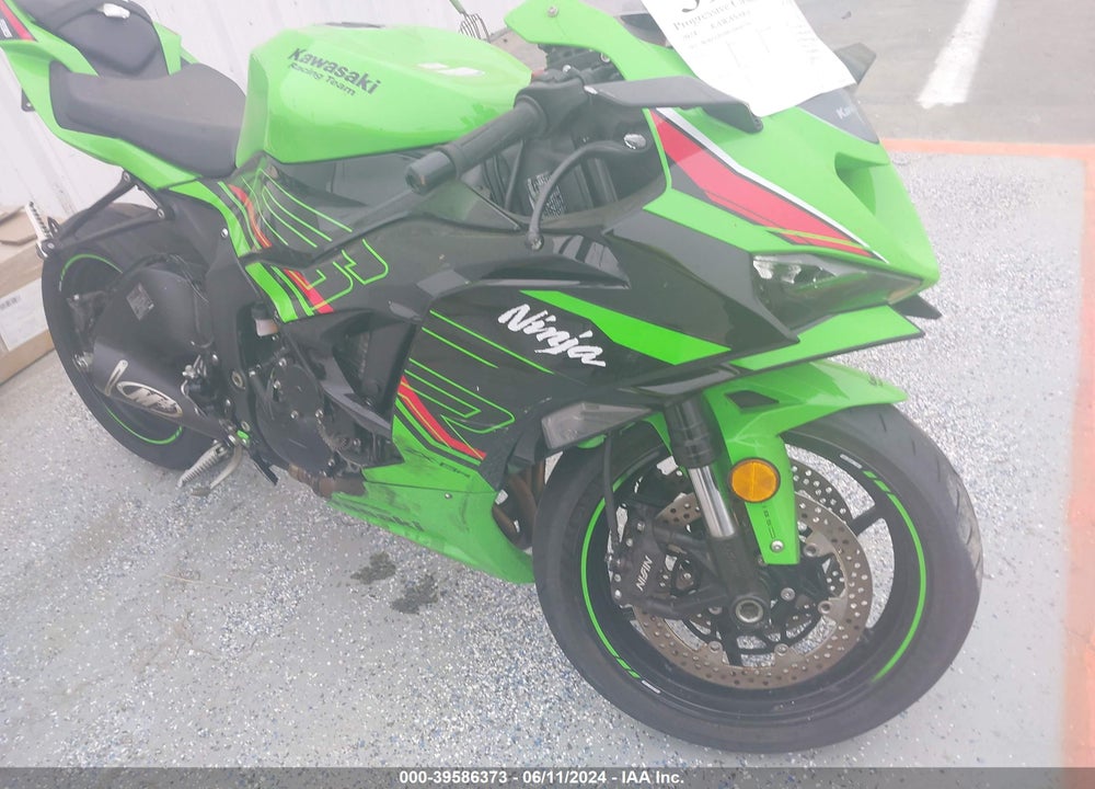 2024 KAWASAKI ZX636 K VIN: JKBZXJJ18RA004259