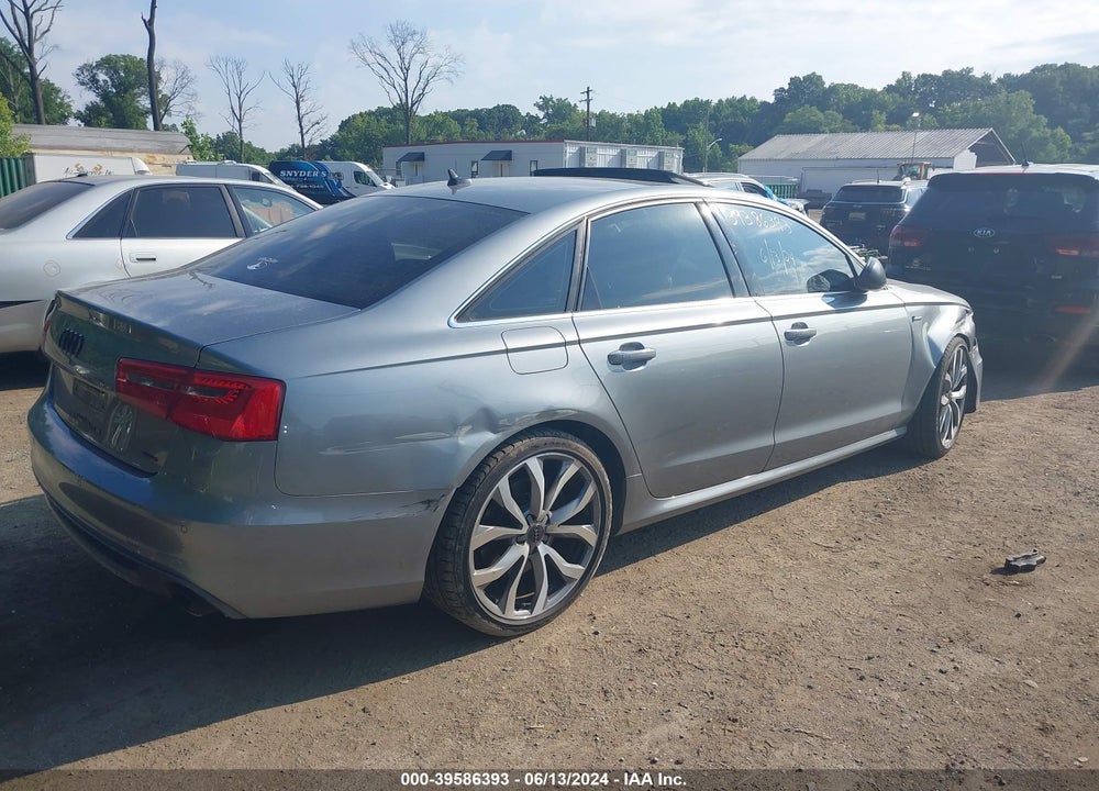 2013 AUDI A6 3.0T PREMIUM VIN: WAUHGAFC7DN151669