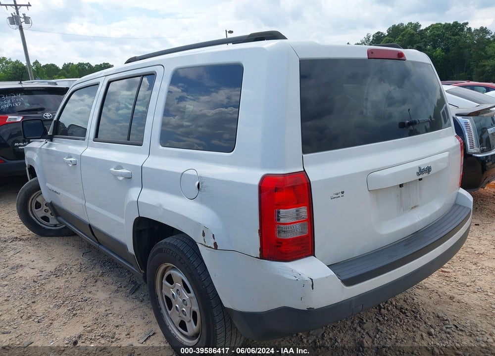 2015 JEEP PATRIOT SPORT VIN: 1C4NJPBB0FD107318