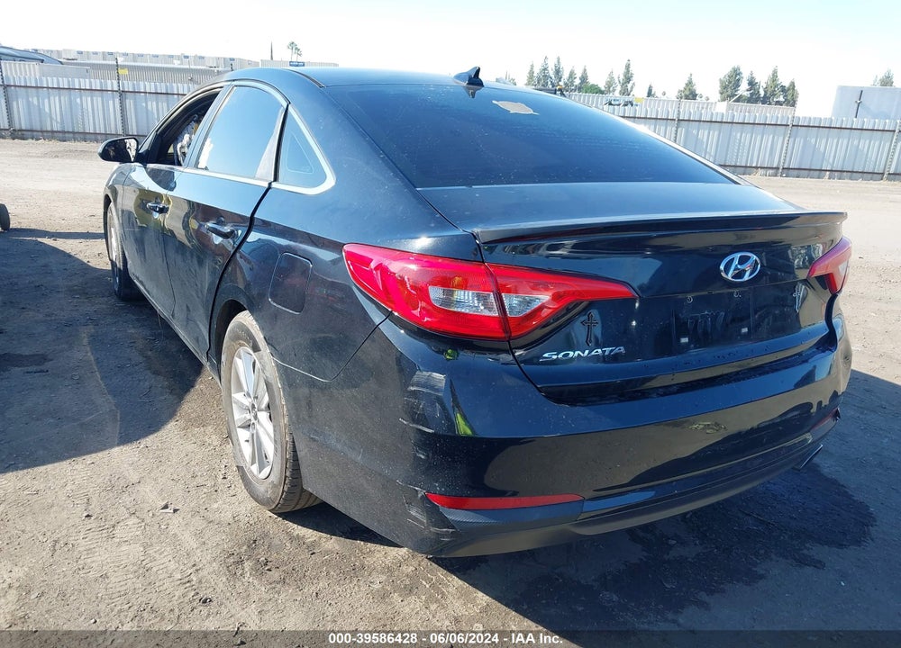 2016 HYUNDAI SONATA SE VIN: 5NPE24AFXGH383758