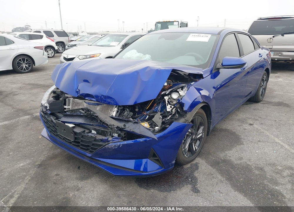 2023 HYUNDAI ELANTRA HYBRID BLUE VIN: KMHLM4AJ3PU059901