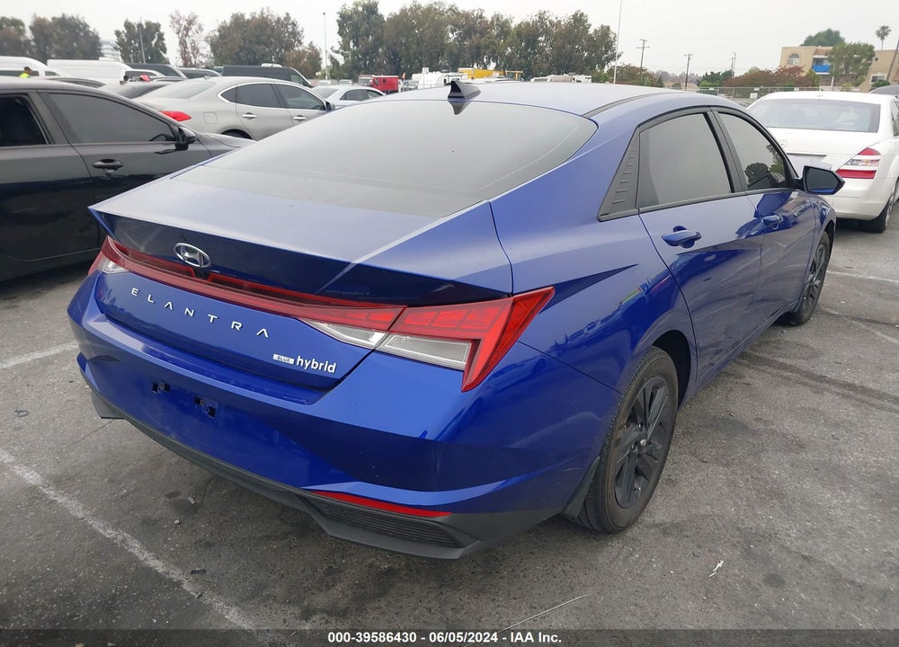 2023 HYUNDAI ELANTRA HYBRID BLUE VIN: KMHLM4AJ3PU059901